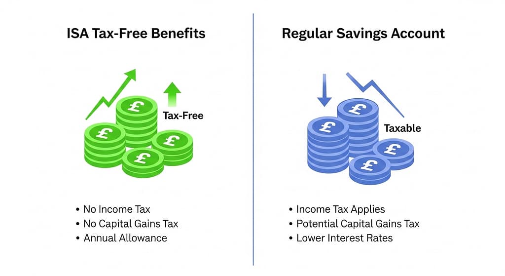 ISA vs Savings Account UK — The Question That Cost My Friend £800 a Year